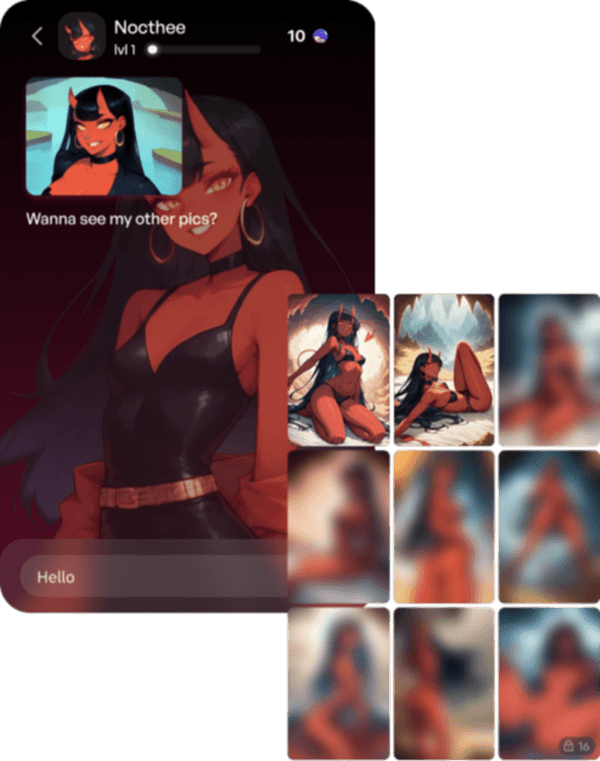 Principais recursos do gerador de personagens Joi AI